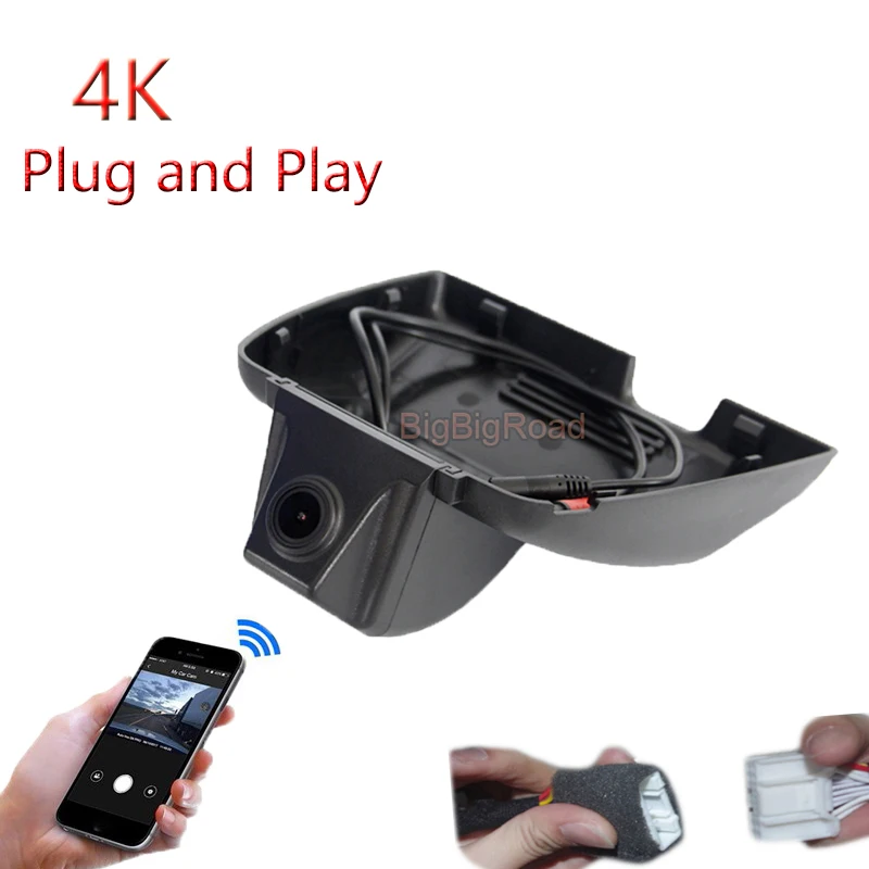 

4K Plug And Play Car Wifi DVR Video Recorder Dashcam Camera For Honda Accord 2018 2019 2020 2021 10th Generation FHD 2160P