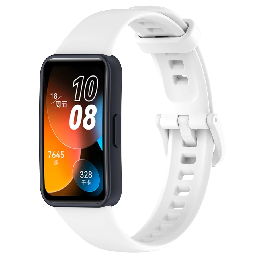 Bandje voor Huawei Band 8 9 10 Armband Accessoires Smartwatch Vervangende horlogeband Siliconen armband Huawei Band 8 9 10 Correas