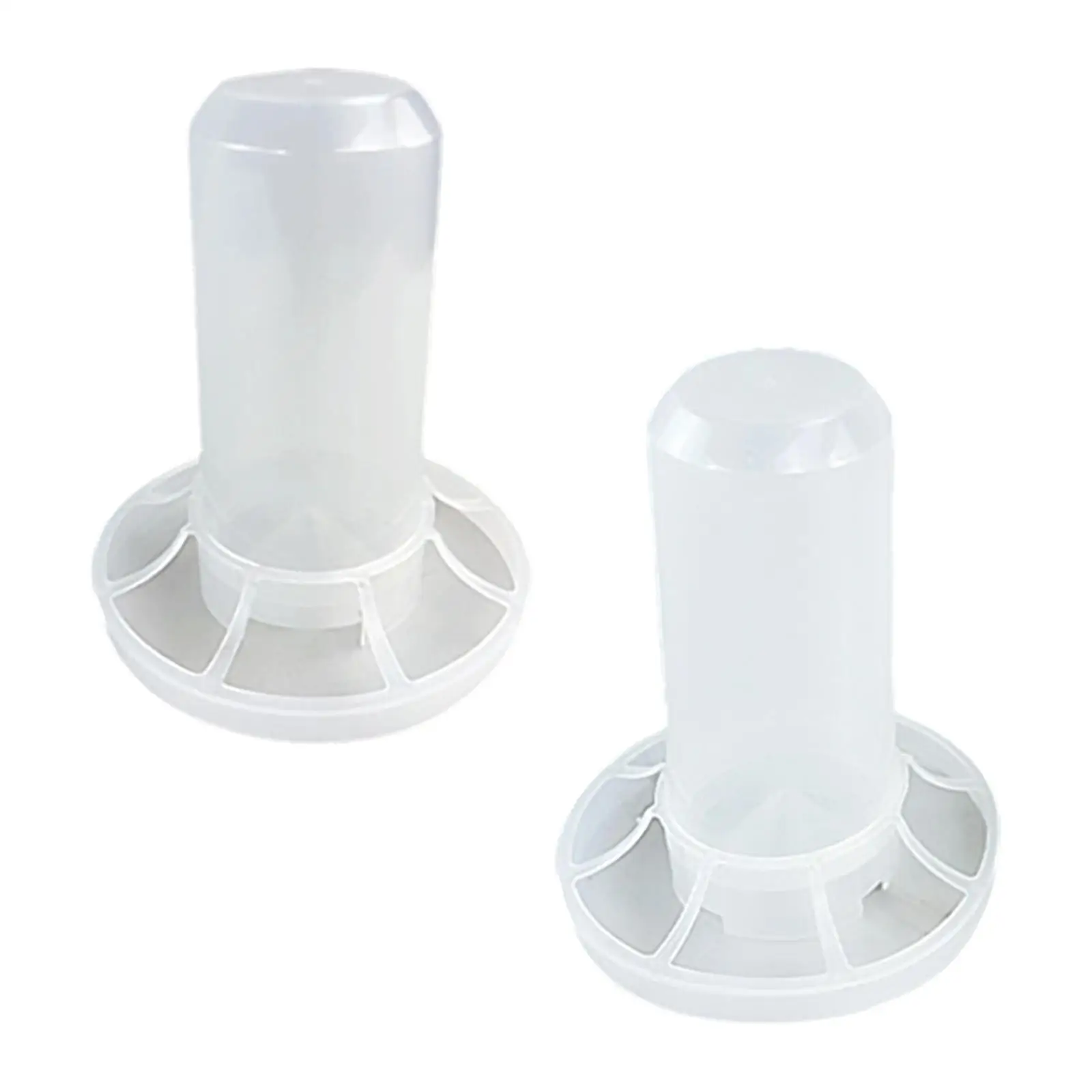 وحدة تغذية الدجاج الأوتوماتيكية، دلو مستلزمات الدجاجة مع منافذ لحديقة الحمام والبط والديك #3