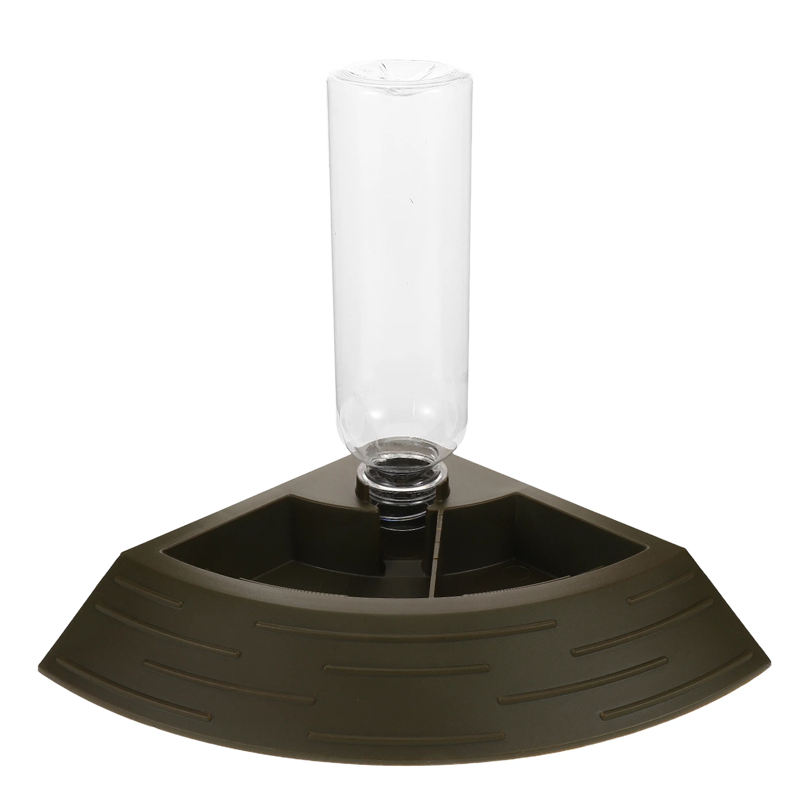 

Reptile Feeding Water Pool Bowl Olive Green Triangular Design Non Tipping Lizard Tank Accessories Food Dish Reptile Habitat