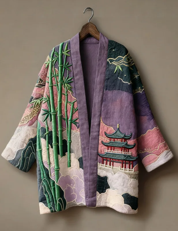 Kimono Coat Shirt Outwear Cardigan Jacket Oversize Adult Vintage Printed Half Sleeve Bathrobe Yukata  Haori Loose Casual Male
