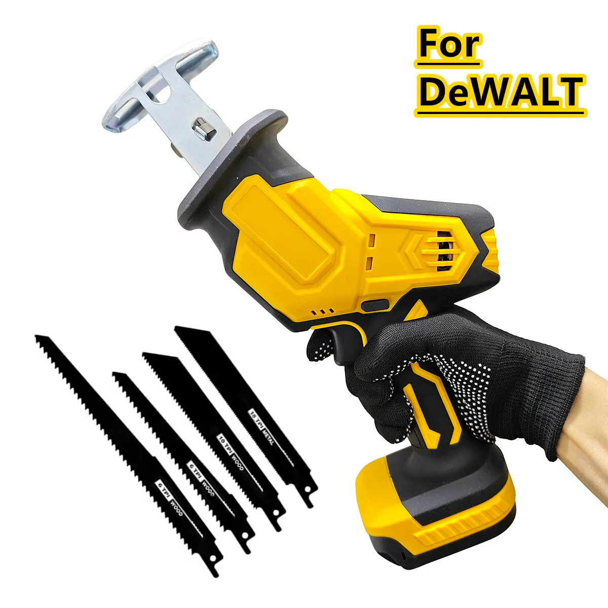 

For DEWALT 20V Battery Electric Reciprocating Saw Cordless Saber Saw Wood Metal Pipe Cutting Power Tools