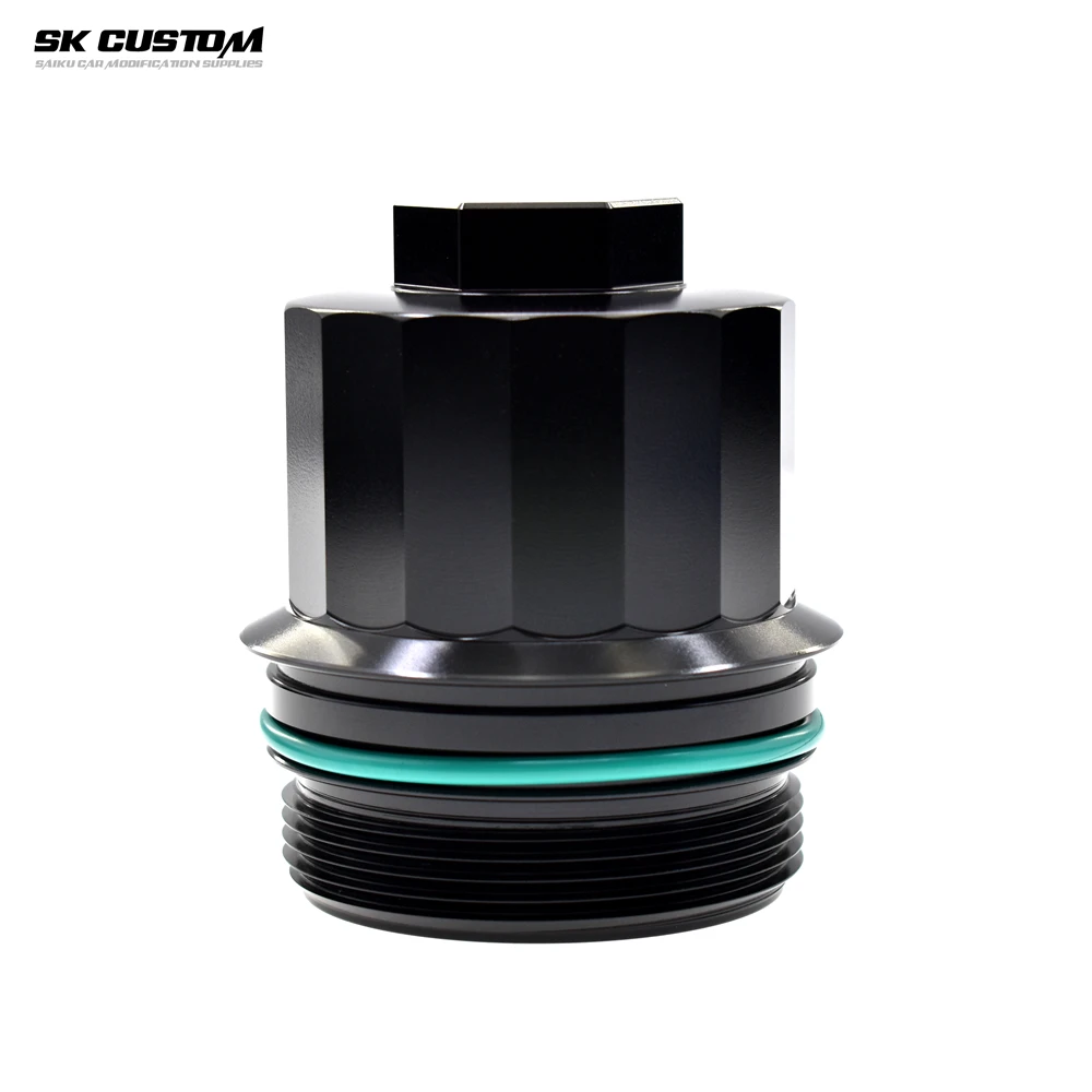 SKCUSTOM for BMW F20 F31 G38 G01 G29 B57 B58 engine oil filter cover aluminum alloy filter housing