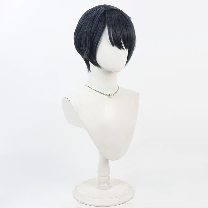 Twisted Wonderland Deuce Cos Cosplay Wig Halloween Carnival Party Prop Synthetic Hair Heat Resistant Fiber + Wig Cap