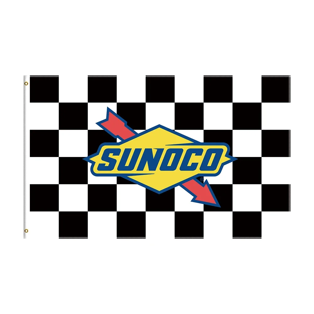 

3x5 Ft Printed Flag Sunocos Flag Racing Car Printed Oil Banner -ft Flag Decor,flag Decoration Banner