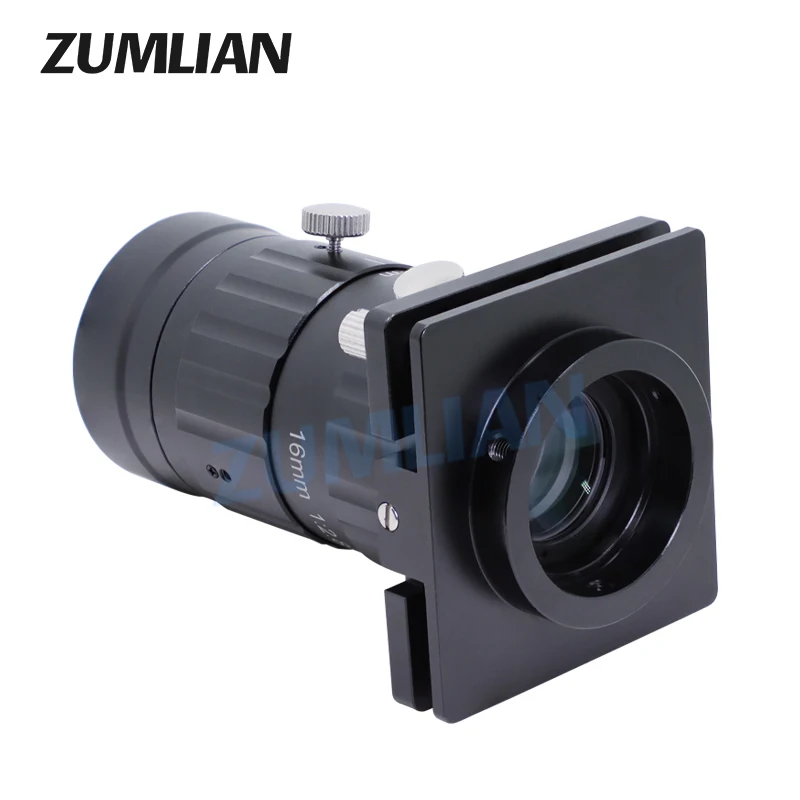 ZUMLIAN 16mm SM-Mount Lens 20Megapixels FA 1.1 Inch SM-Mount High Resolution Machine Vision Camera no Distortion Lenses