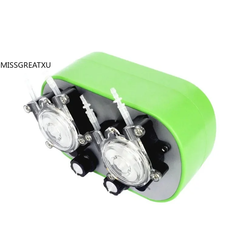 Adjustable Peristaltic Metering PumpG728-2 Independent Speed Control For Laboratory Biochemical Aquarium Double Line Circulation