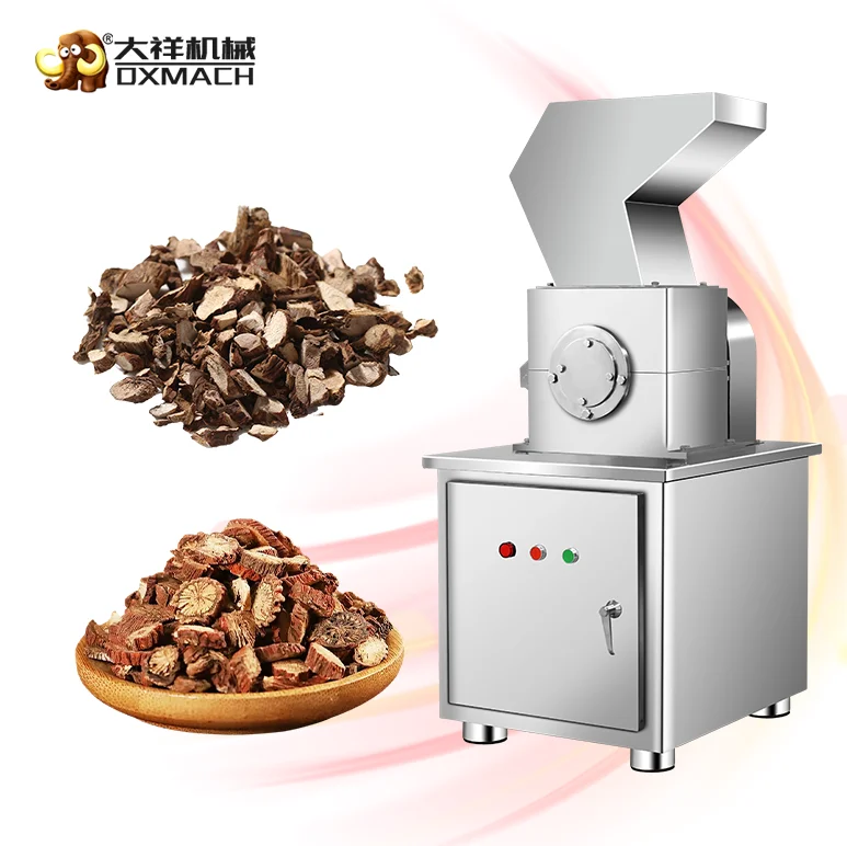 CSJ-100 Stainless Steel Coarse Crusher Roots Food Grinding Machine with Motor Spice Dry Vanilla Grain Mill Made in China