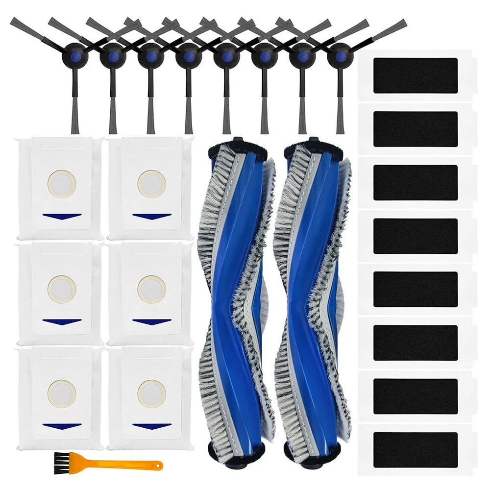 Ecovacs t30 pro-掃除機,ダストバッグ,メインブラシ,HEPAフィルター,モップクロス,サイドブラシ,t30,オムニ,t30 max