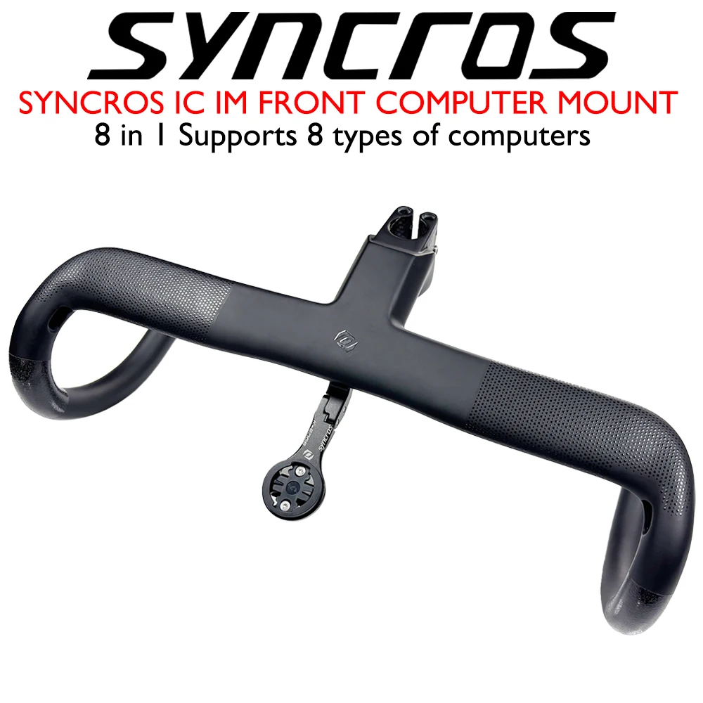 Syncros Bike Computer Mount for Creston iC SL Aero Cockpit, Compatible with Garmin Wahoo Bryton, Alloy, 34.7g, Bike Accessories