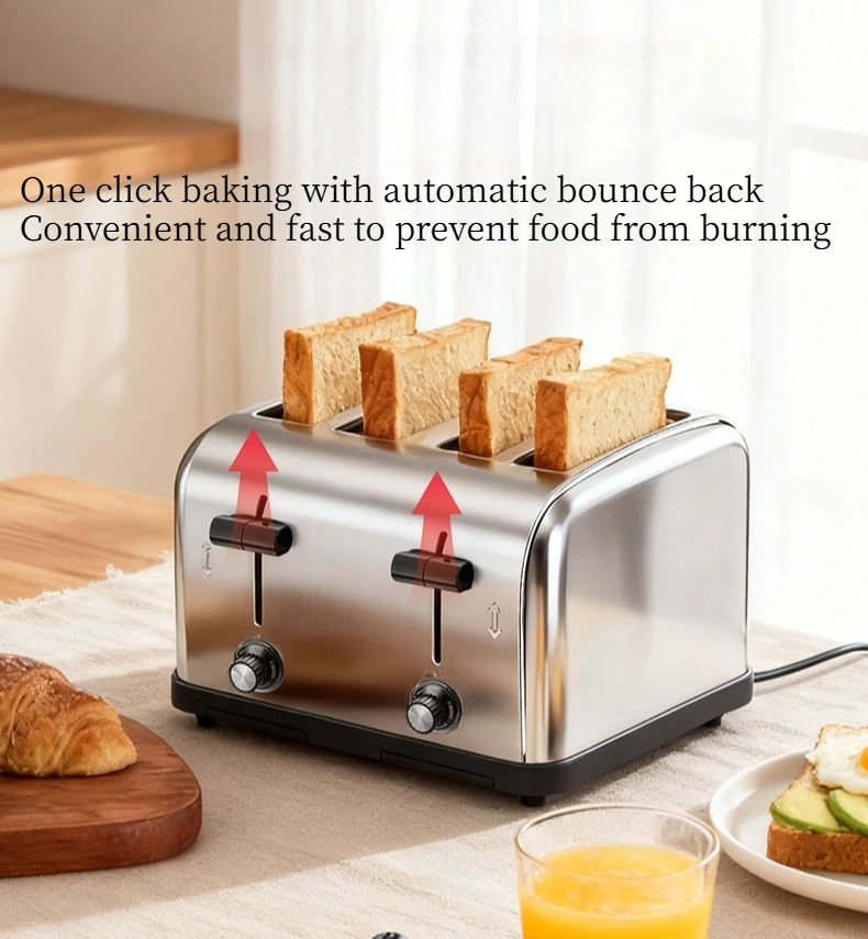 Toaster Turner Commercial Breakfast Machine Toaster Household Automatic Sandwich Baker Minicomaker