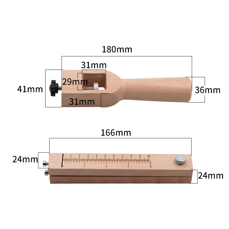 เครื่องตัดสายหนังทำจากไม้เครื่องมือตัดแบบแม่นยำสำหรับงานประดิษฐ์หนังงานทำมือแบบทำมือ