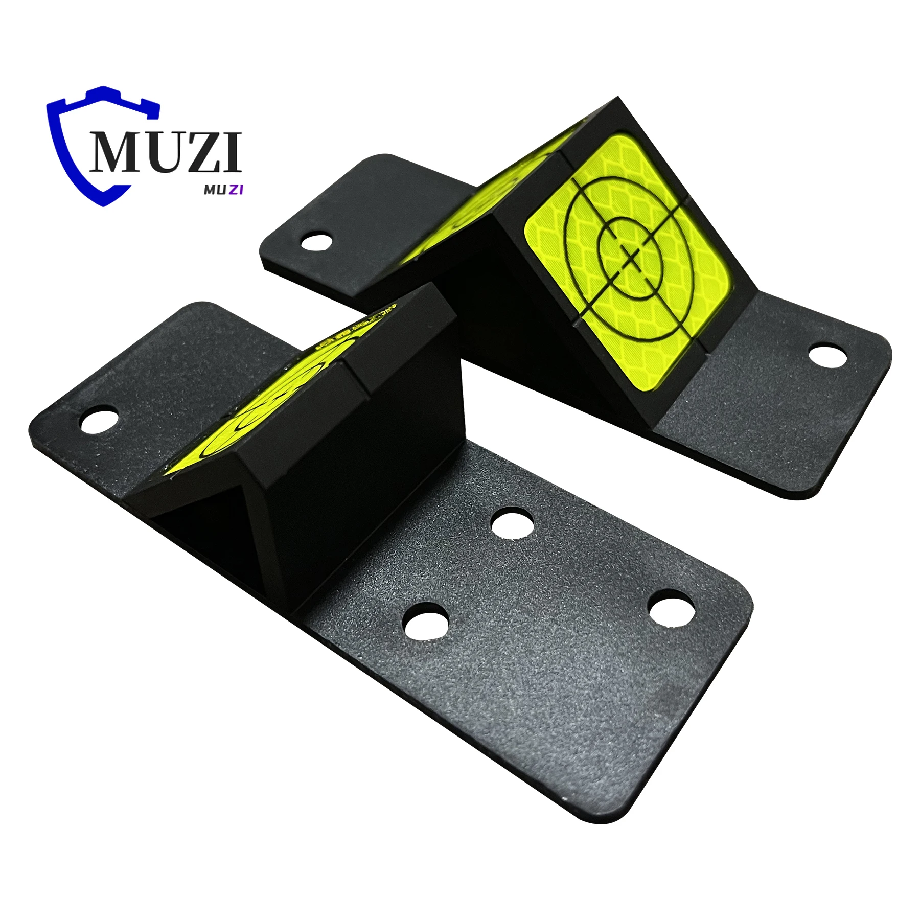 

RT101 Fluorescent Green 45 Degree Single/Double Side Reflective Target with 30x30mm 3M Adhesive Sheet for Total Survey Station