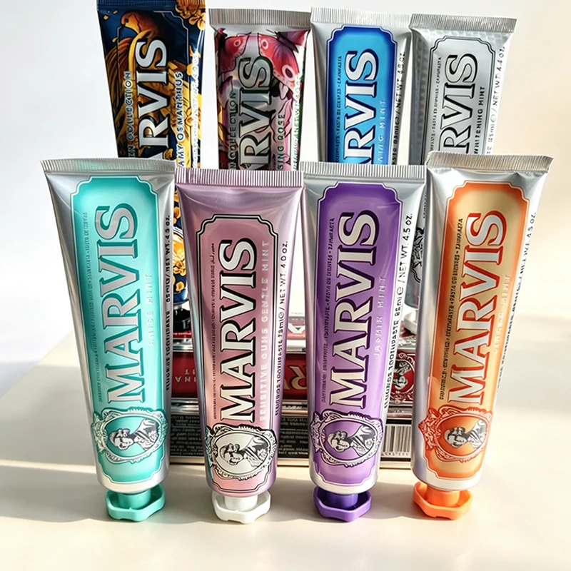 New Marvis Mint Toothpaste Premium Oral Care Lasting Fresh Breath Deep Clean Remove Surface Stains Soothing Gum Gentle Products