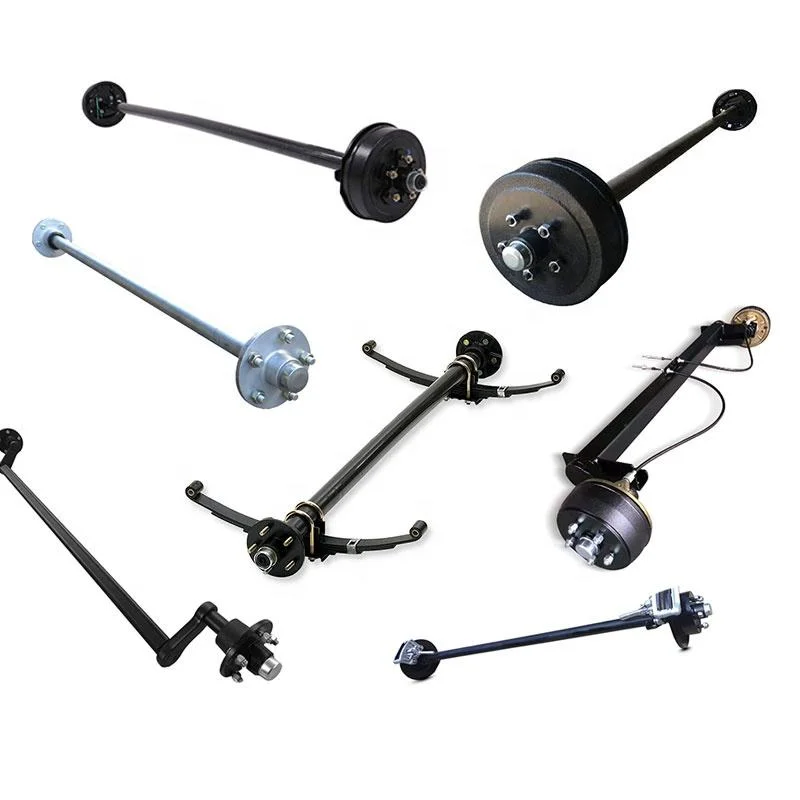 European Standard Steel Tandem Trailer Axle with Brake Tandem Axle with Brake New Customized Caravan Axles
