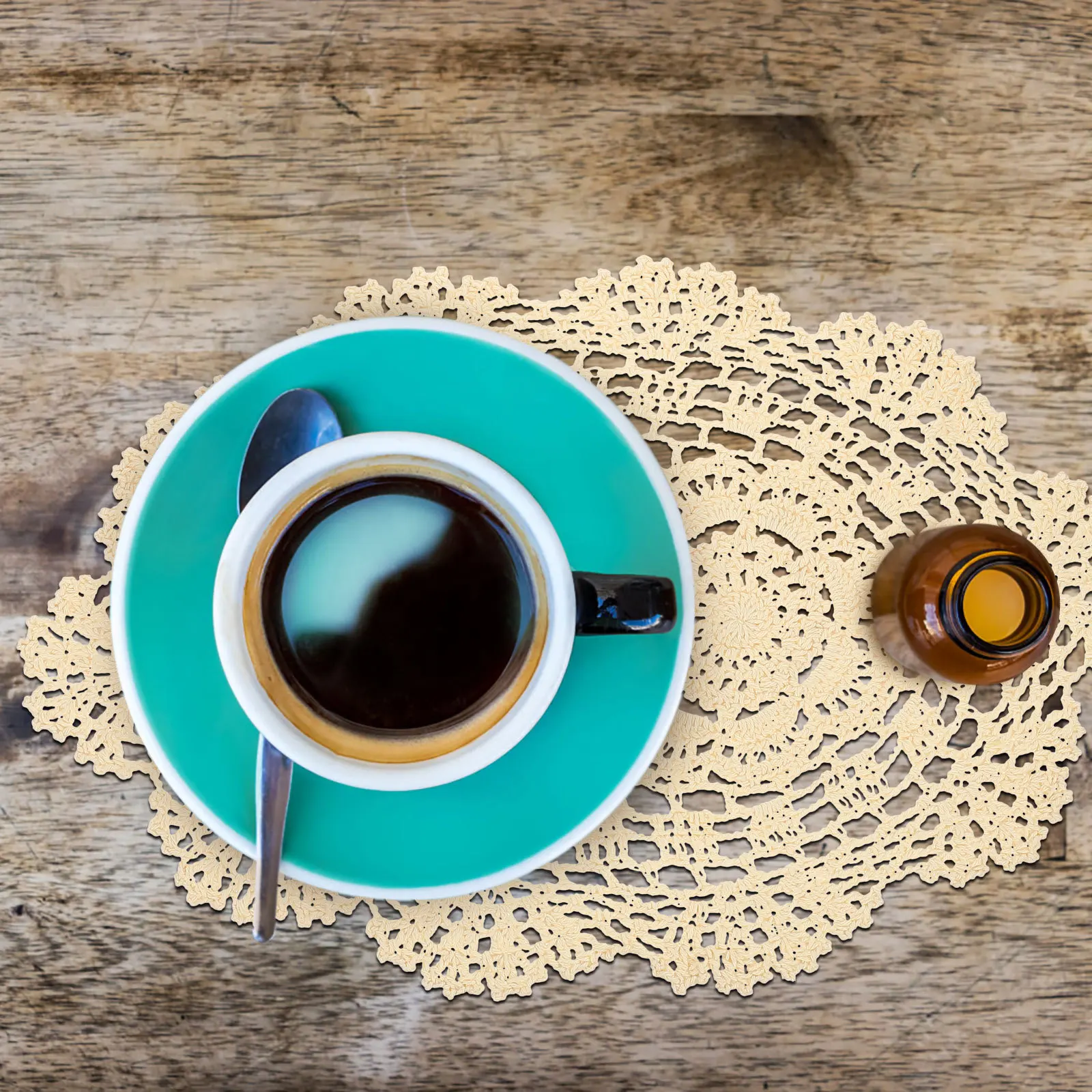 

Decorative Cotton Table Mat Rustic Placemat Elegant Design Home Party Dinning Table Ornament High Cost Performance