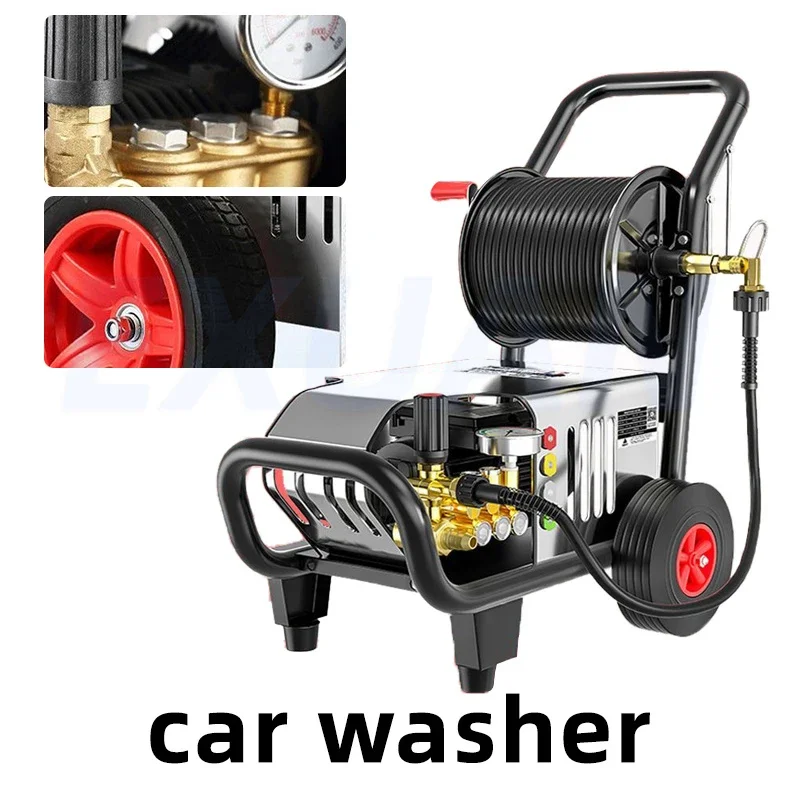 AC 220V Truck Washing Machine Industrial Car Washing Machine Household Farm Cleaning Car Washing High-pressure Pump Water Gun