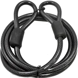 Candado de bicicleta con Cable de acero fuerte, candado antirrobo, cadena de acero de seguridad para exteriores, casco de motocicleta, accesorios de bicicleta plegables