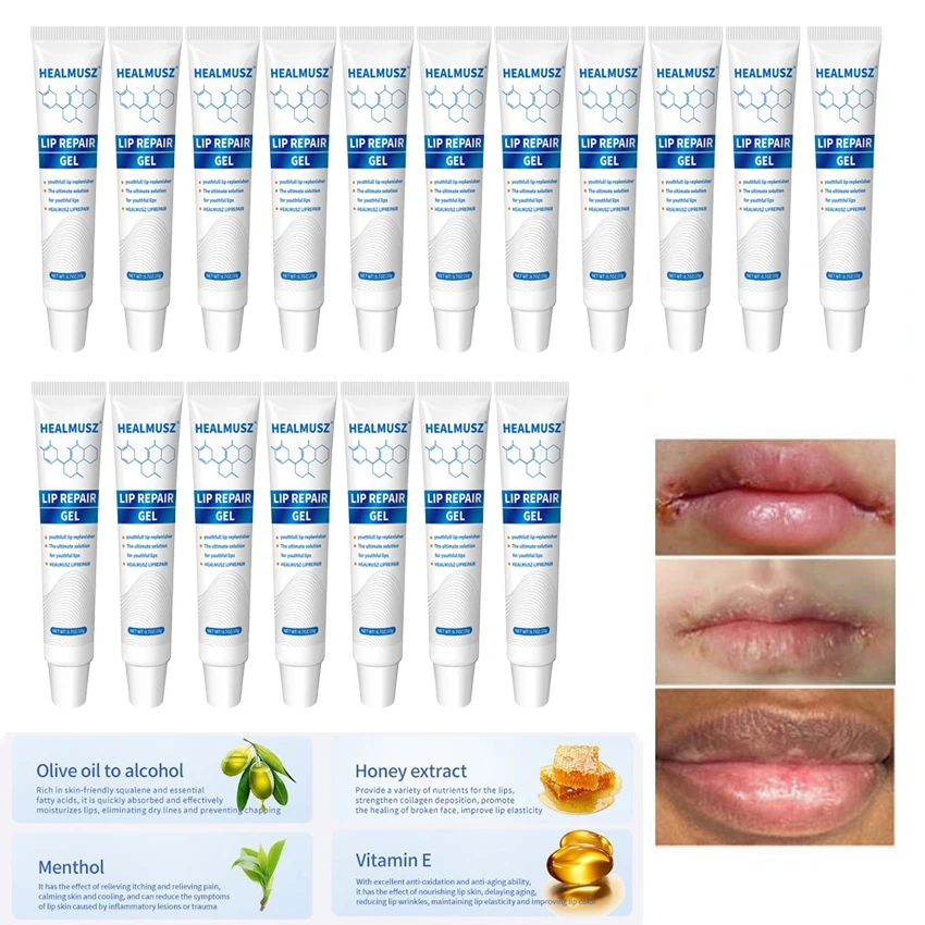 

5-20Pcs Lip Repair Herbal Gel Lip Lightening Scrub Moisturizing Brighten Remove Black Lips Reduce Pigmentation Deep Exfoliating