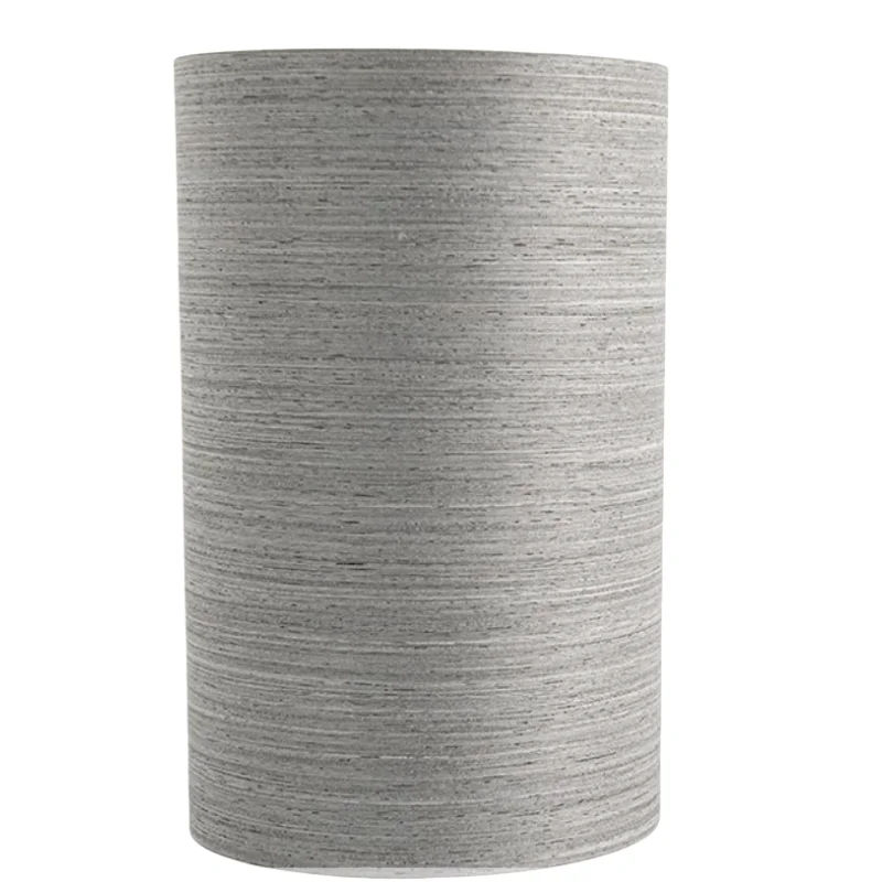 

Tech Silver Pear Wood Veneer Gray Straight Grain Sheet for Modern Desk Audio Cabinet Furniture Decor Wall Panel Veneer 250X18cm