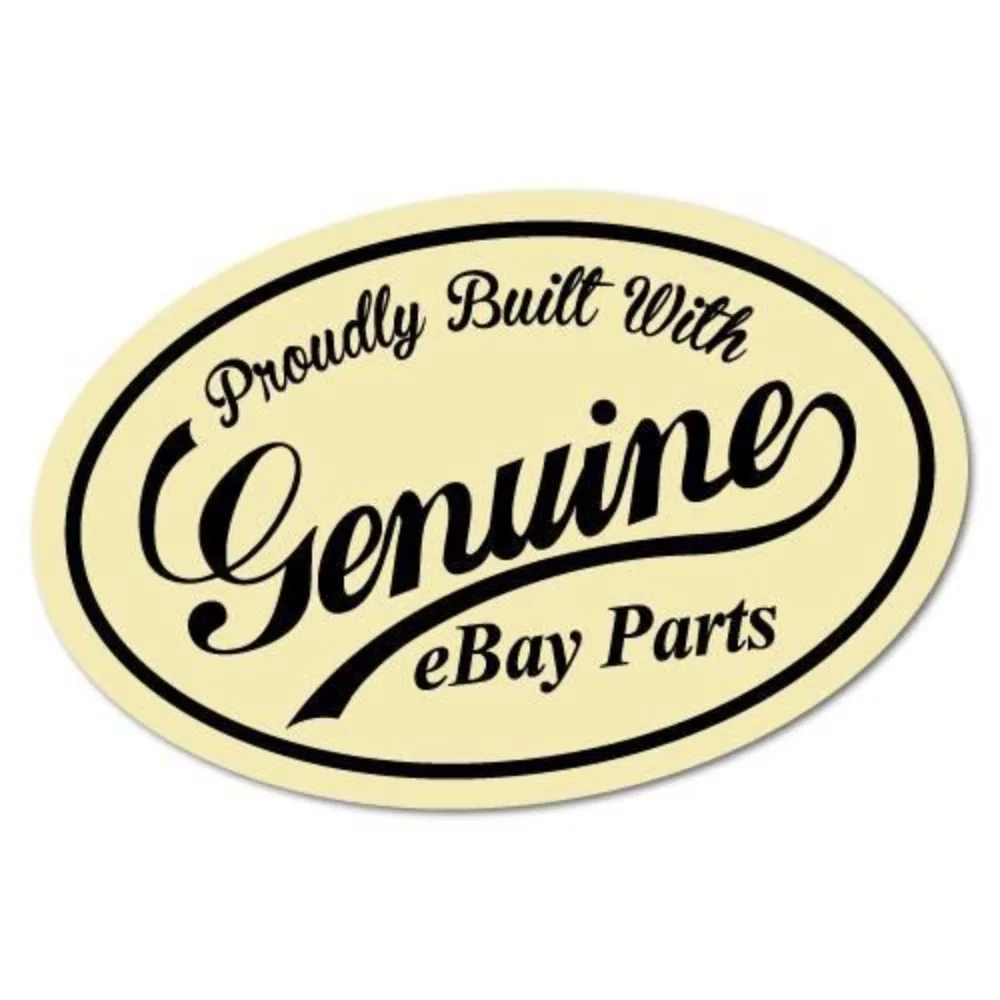 

Proudly Built With Ebay Sticker Cool Window Sticker Waterproof Vinyl Decal Weatherproof Decoration Accessories Scratch