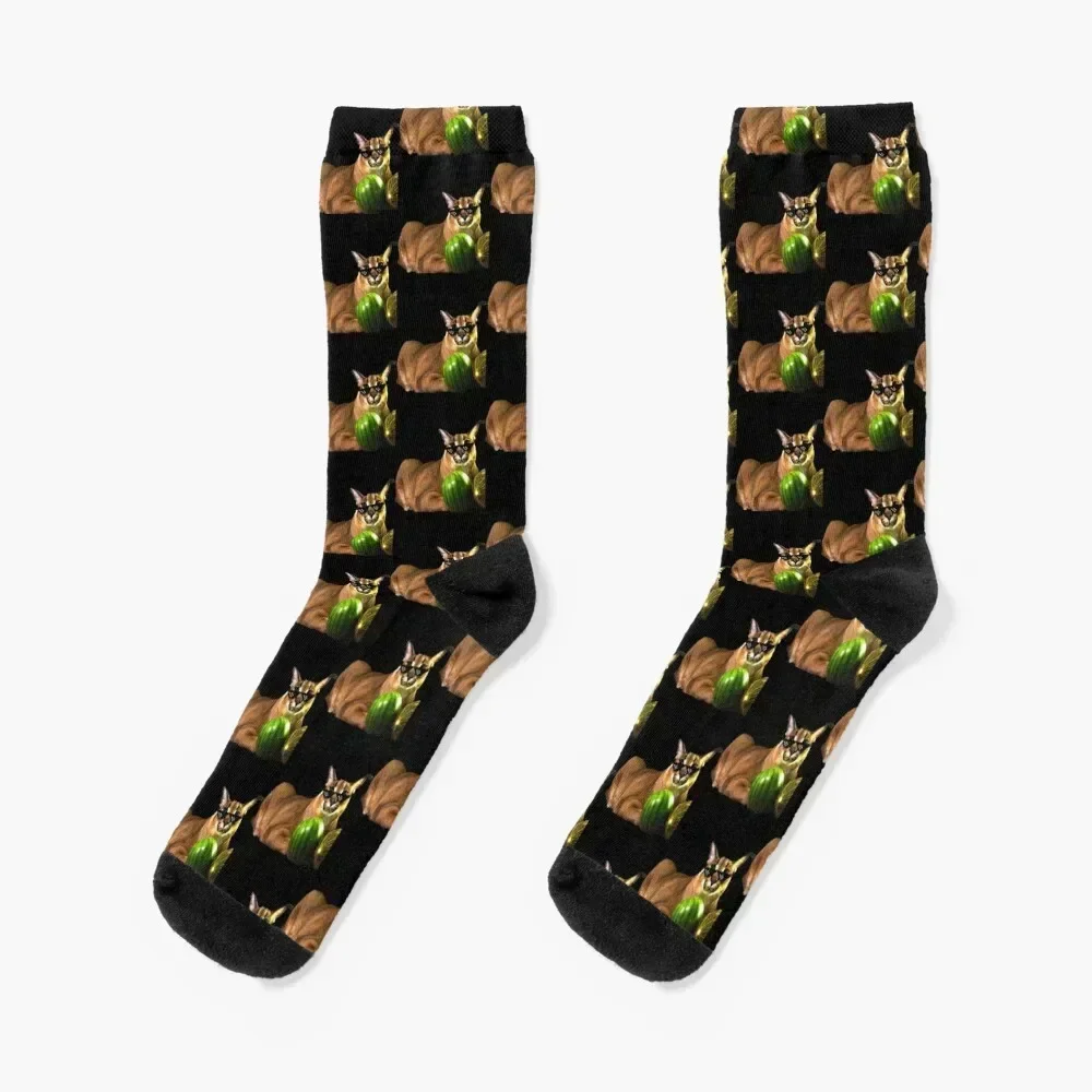 

Big Floppa Socks gifts floral Socks Men Women's