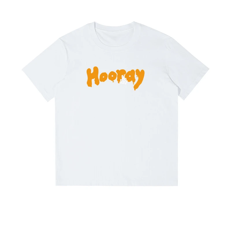 

Mens summer new t-shirt mens loose street clothes trend mens and womens same short sleeves