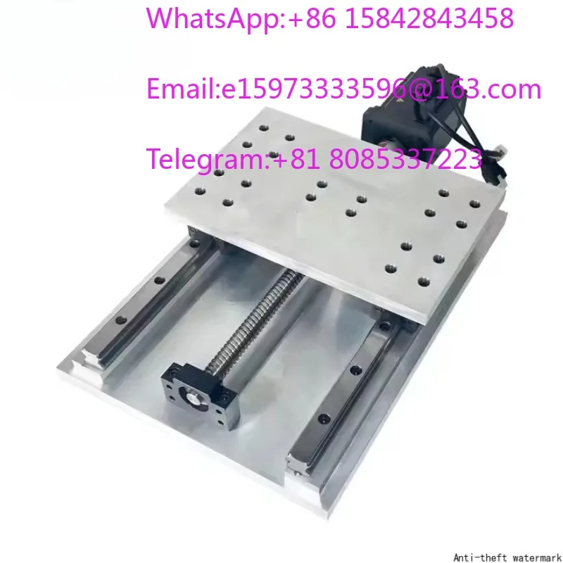300kg Load CNC Square Linear Guide Rail 300mm Wide Aluminum Module Stroke 100-1300mm For Stepper