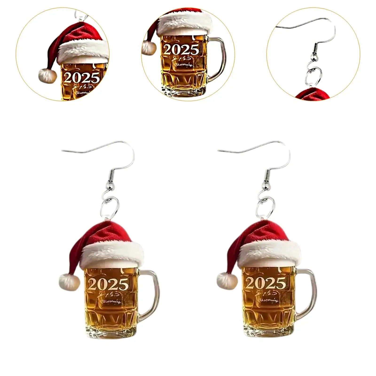 أقراط عيد الميلاد سحر عيد الميلاد زي الملحقات هدية الموضة الإبداعية