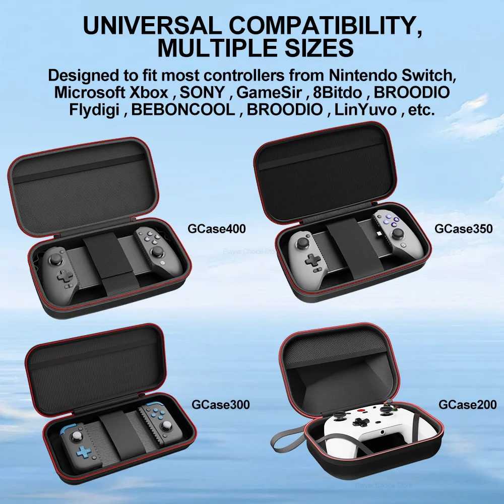 GameSir G8 Galileo G8 Plus Carrying Case for Kaleid Flux G7SE Xbox Series/One PS5 PS4 PS3 Nintendo Switch Joycon Controller Bag