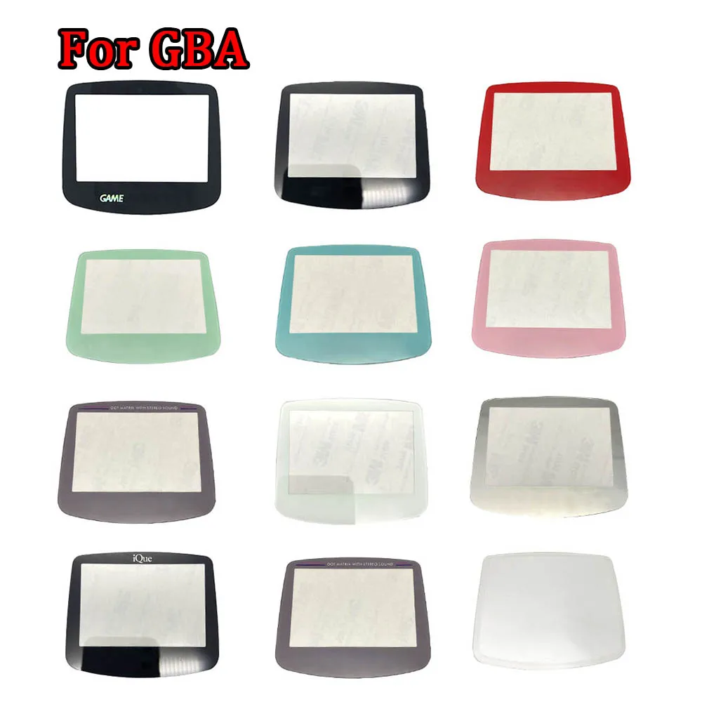 1PC Original Size Mirror Glass Lens Cover Replacement for GBA GameBoy Advance IPS Screen Lens Protector 14 Colors Available