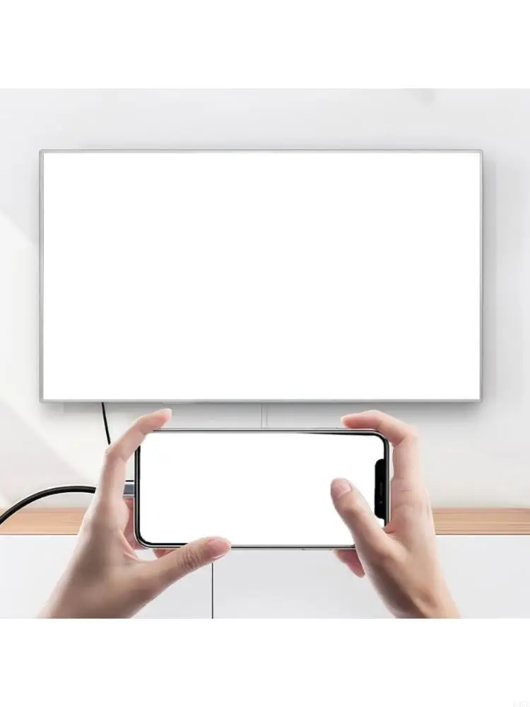 to USB Type C Short Cable Adapter Line Fast Speed Data Transfer 4K@60HZ Output Compatible for Laptops Monitors 83CE