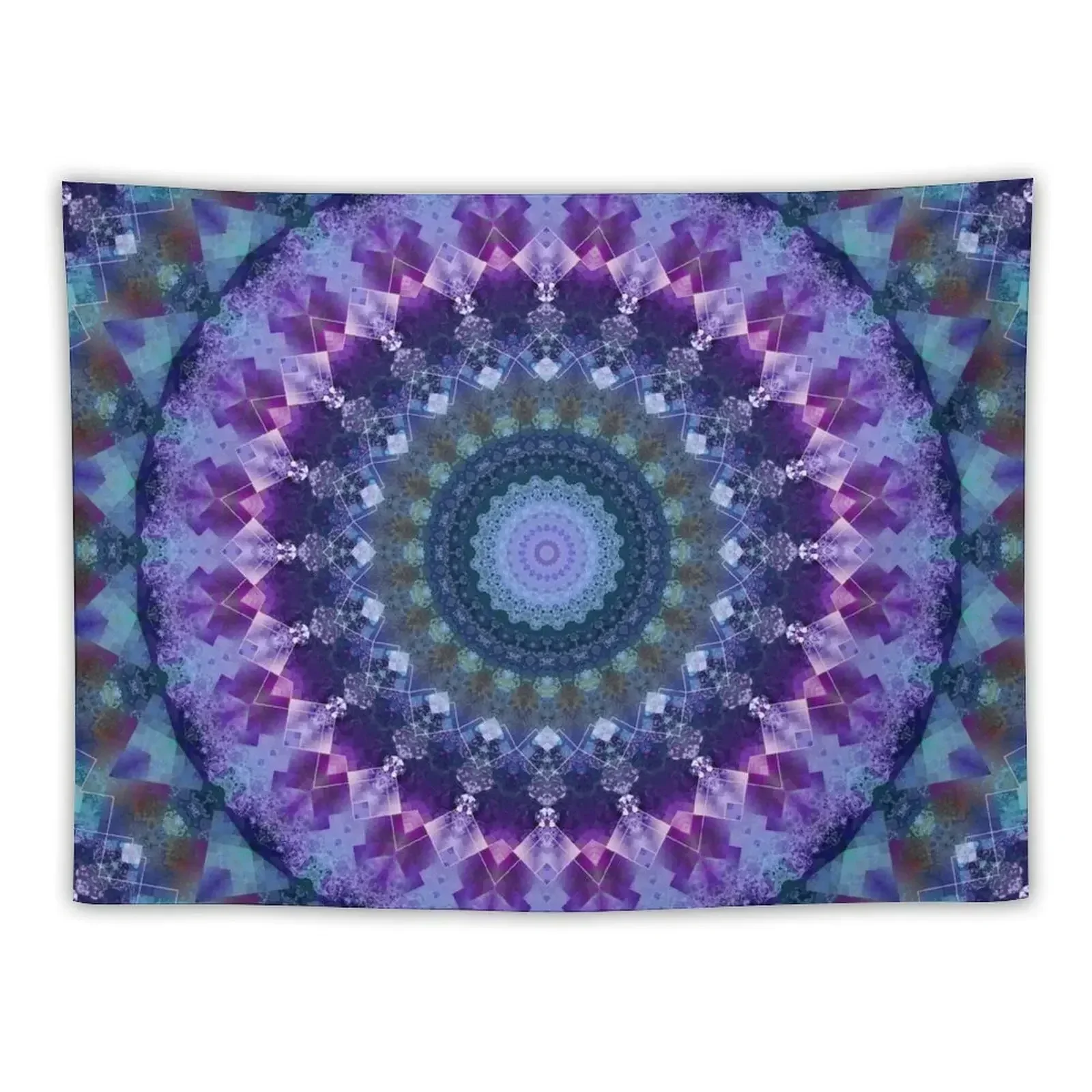 

Regal Blue and Purple Mandala Tapestry Bedroom Decor Aesthetic Home Decoration Tapestry