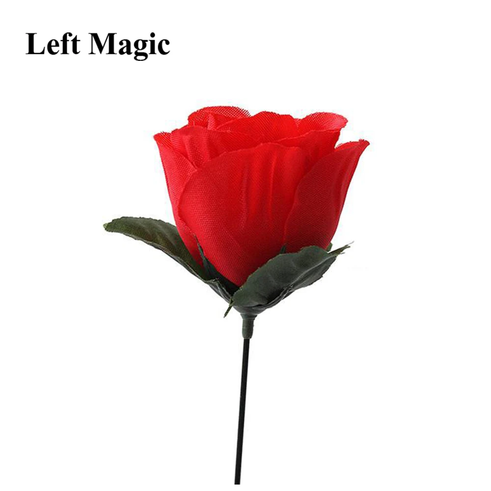 Torch to Flower - Torch to Rose - Fire Magic Trick Flame Appearing flower professional magician bar illusion props 82120