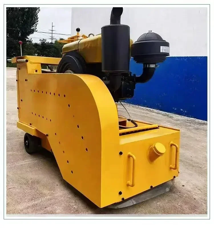 cross-border Manufacturer's Direct Sales    Engine Concrete Pavement Road Embossing Machine For Road Construction Who