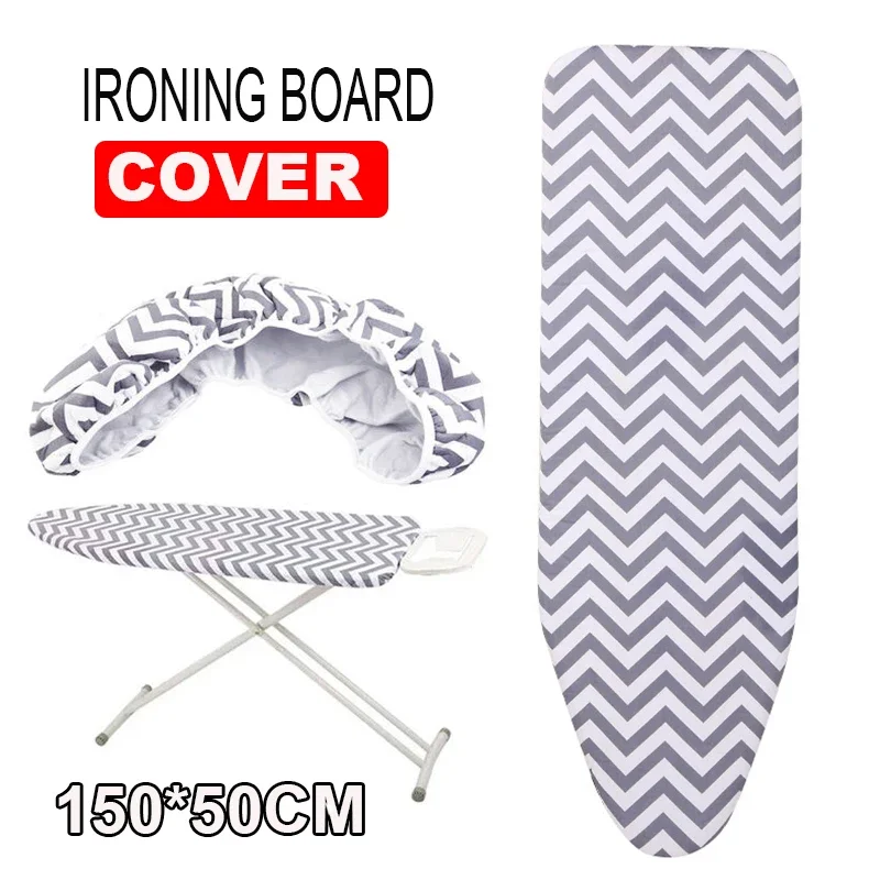 

Thickened Ironing Board Cover 150x50cm Cotton High Temperature Ironing Board Cover Replacement Home Accessories