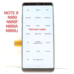 With defects For Samsung Galaxy NOTE 8 LCD  N950 N950F N950A N950U Display Touch Screen Digitizer Replacement Parts 100% testing