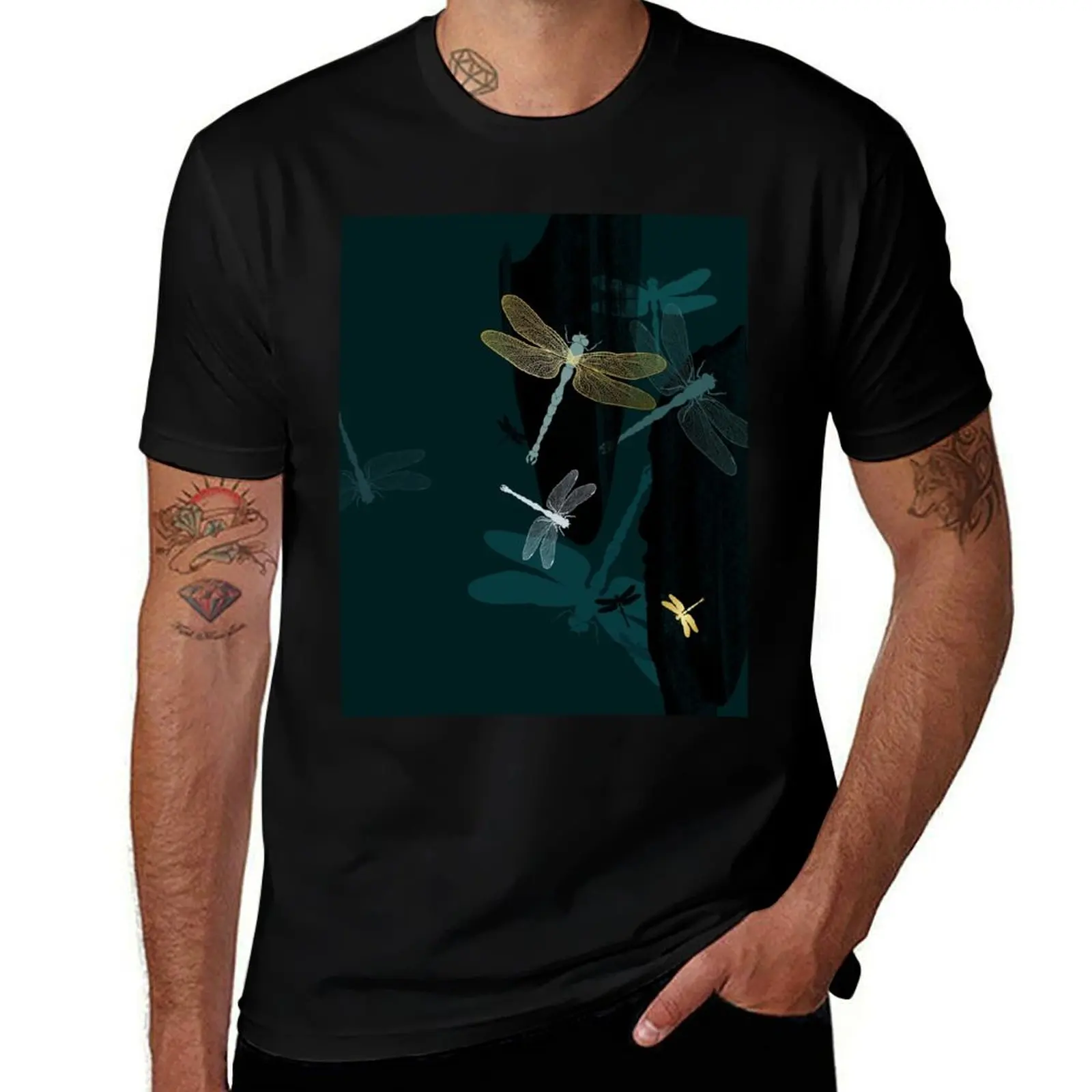 

t shirts Midnight T-Shirt shirt Dragonflies essential funny t man