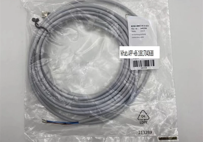 

Соленоидный клапан Соединительный кабель M8 NEBU-M8G3-K-5 LE3 541334