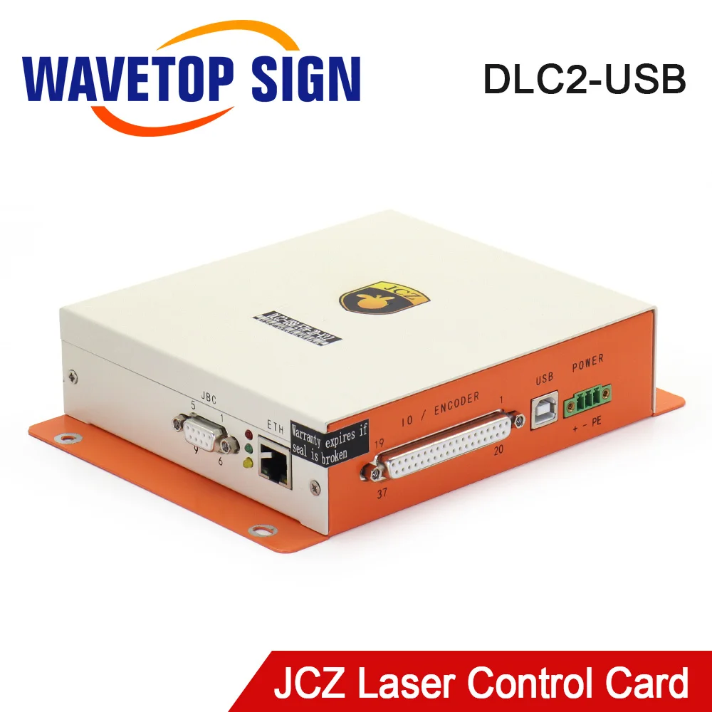 

WaveTopSign JCZ DLC2-USB/ETH-3D-V3.2 Multi head laser marking controller Support Fiber YAG CO2 Laser Ethernet Comunication