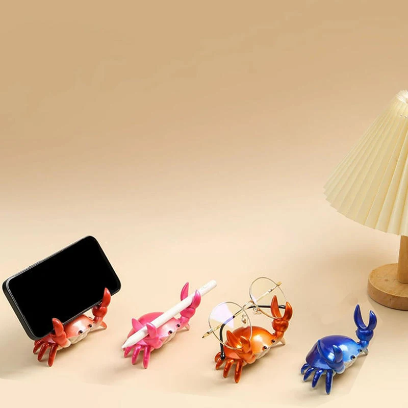 

1 шт. многофункциональный настольный органайзер и держатель для телефона в форме краба — уникальный декоративный держатель для ручек и индивидуальная идея подарка