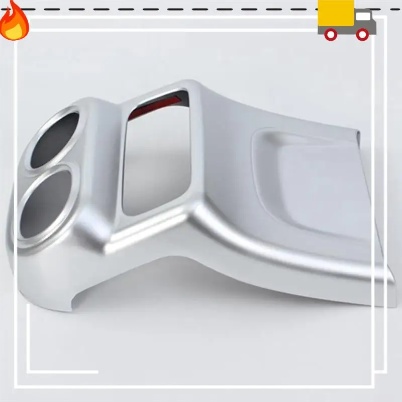 

Car Rear Anti-Kick Panel Air Conditioner Outlet Vent Cover Trim For Mercedes Benz GLC Class X254 2023 Spare Parts (Silver)