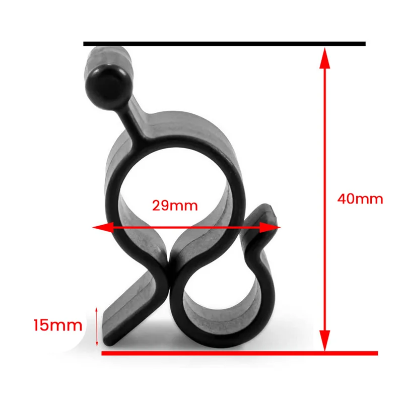 20Pcs Camping RV Awning Hook Clips Light Rope Clamp RV Traveling Tent Clip Light Hanger Awning Lights Decor White F