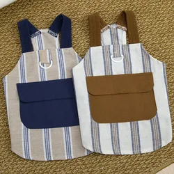 Ropa de malla verano a rayas para perros pequeños y medianos Chihuahua