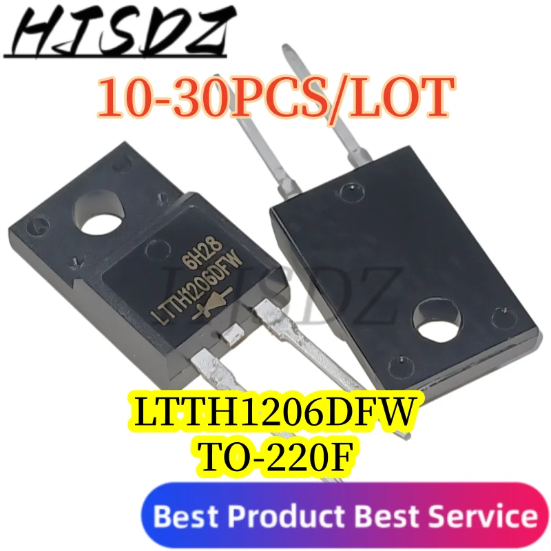 【10-30PCS/LOT】 LTTH1206DFW 12A 600V TO‑220F‑2 Ultrafast Recovery Diode
