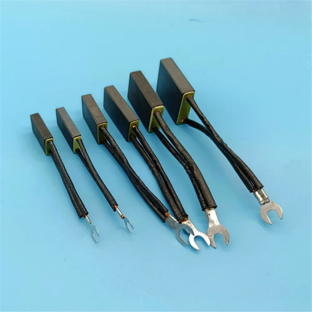 YZR carbon brush D214 high carbon single wire 8X20X40/10X25X50/12X32X50/12X40/16X32/20X32 2PCS