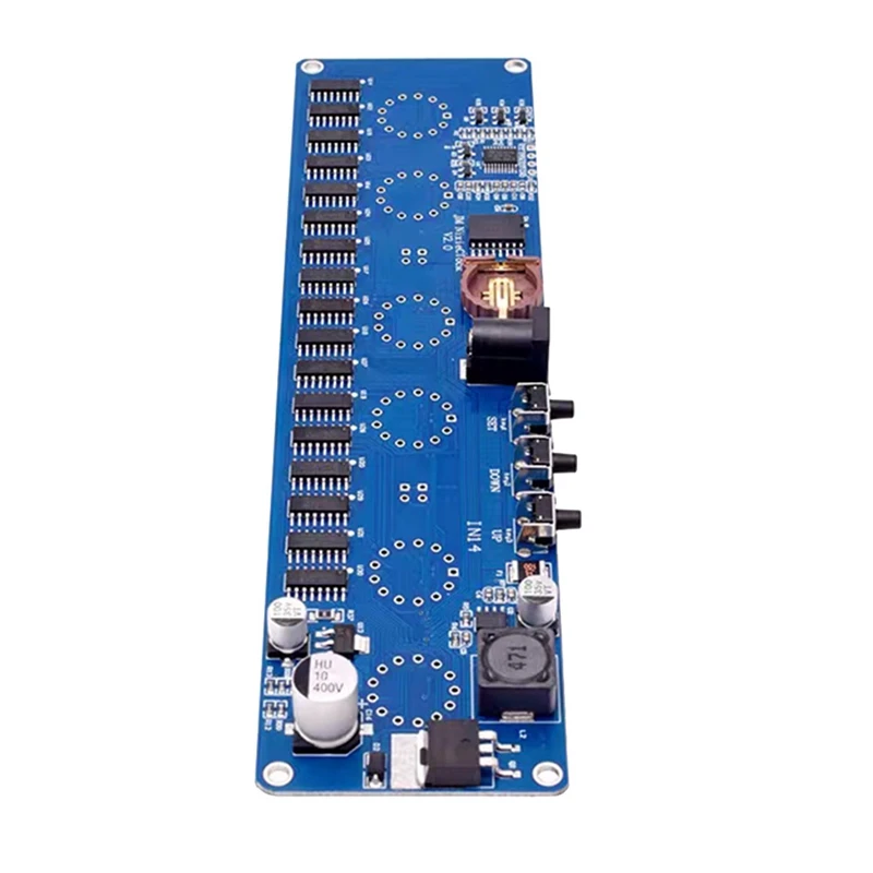 Nixie Tubo Digital LED Relógio, DIY Módulo Presente, Kit Placa de Circuito, PCBA, Sem Tubos, IN14