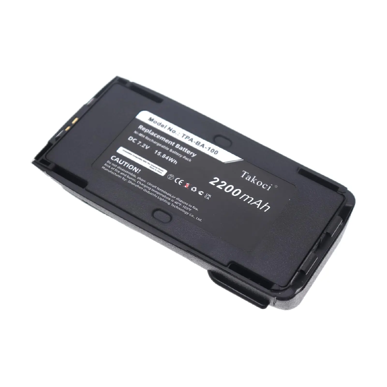 Replacement Battery for Tait  TP8100, TP8110, TP8115, TP8120, TP8135, TP8140, TP9300,TP9400 T03-00011-CAAA,TPA-BA-100,TPK-BA-100