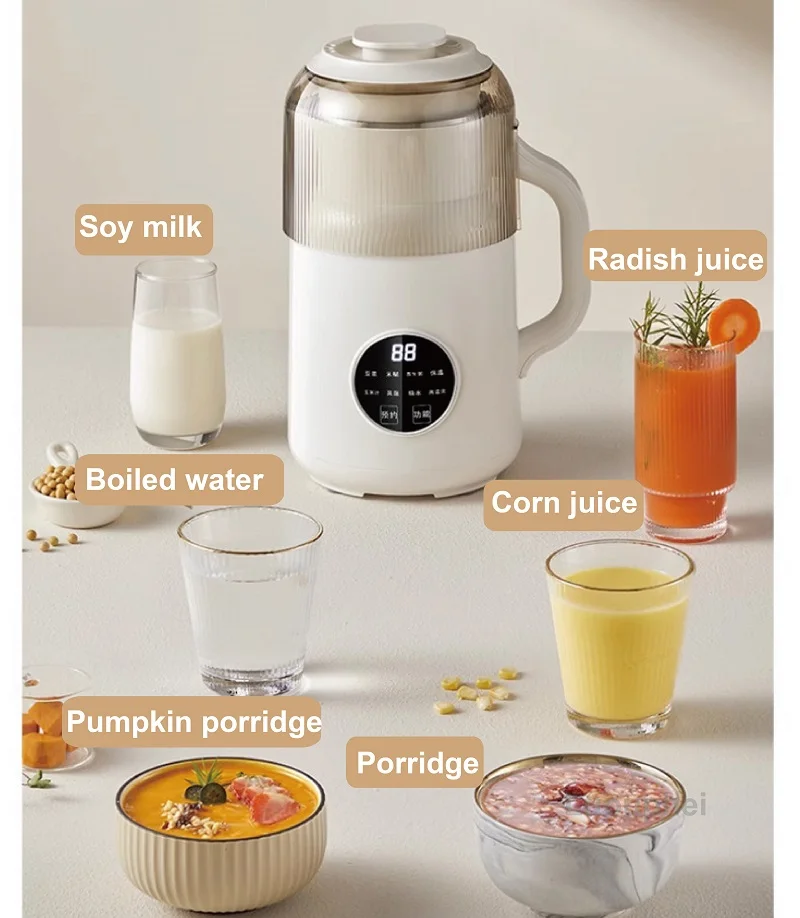 1.5L Soy Milk Machine 20-blade steel knife Wall Breaking Machine Mixer Home Electric Juicer Multifunctional Food Process Machine