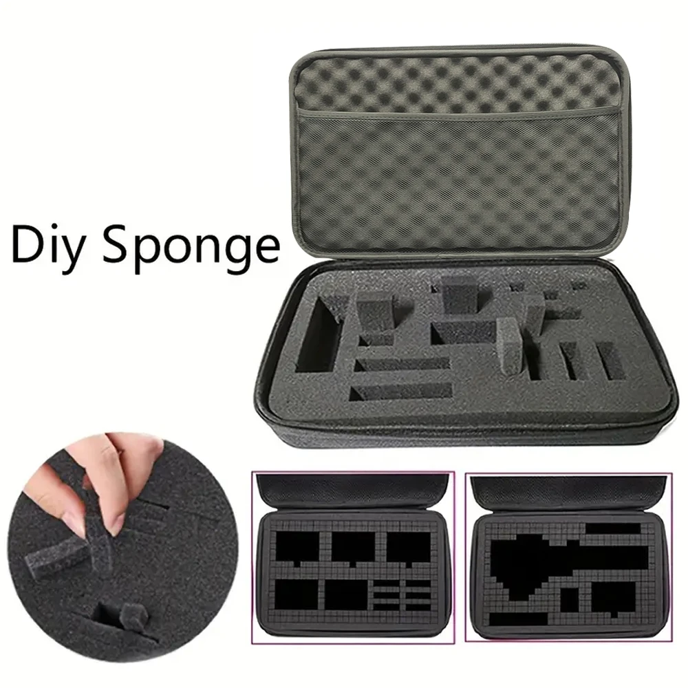 Picture 3: Custom EVA Tool Storage Bag Hard Case With DIY Shaped Shockproof Sponge For Fishing Accessories Electronic Product Storage Box